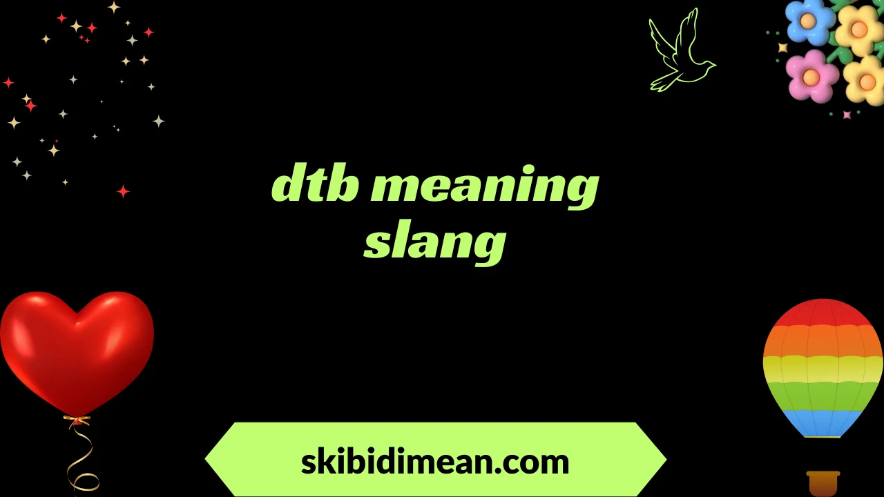 dtb meaning slang