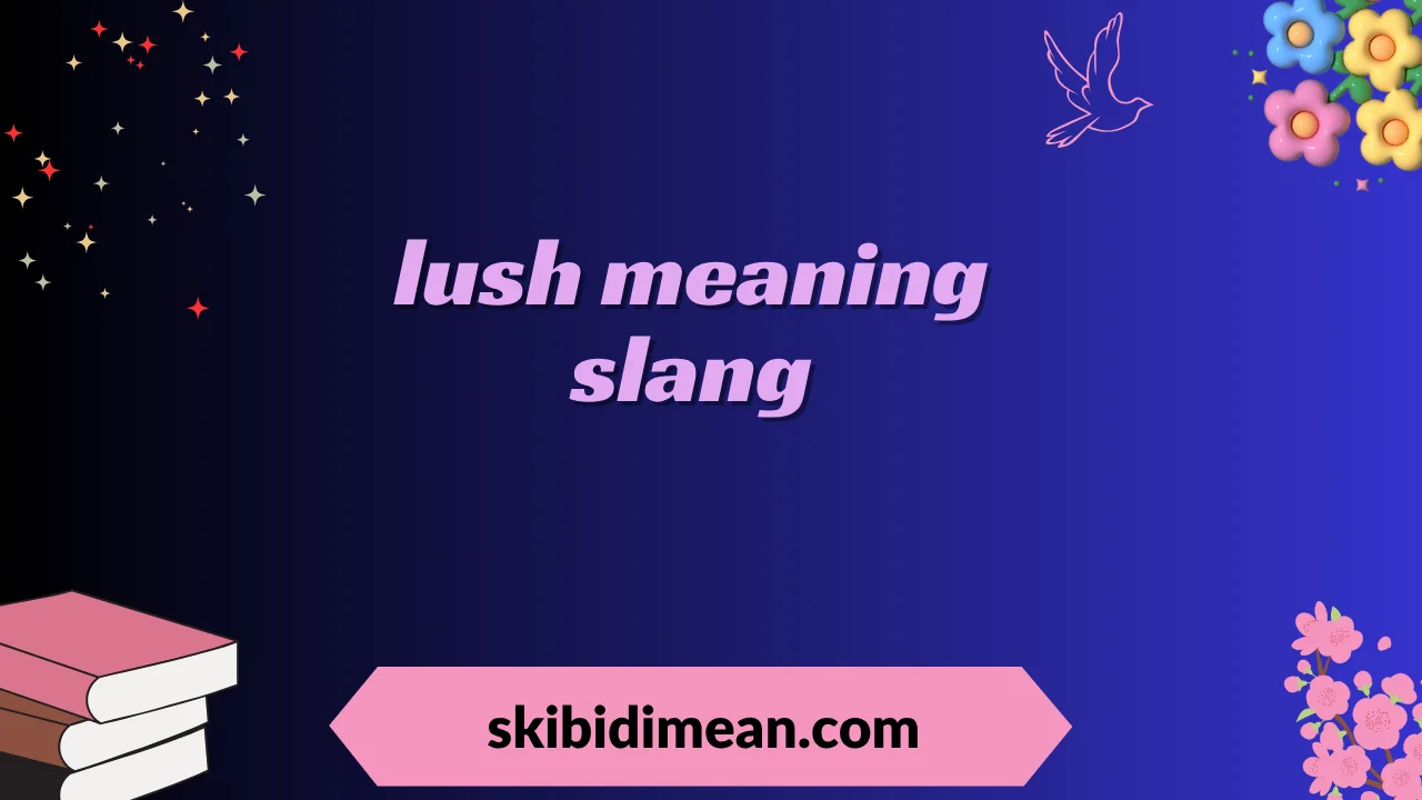lush meaning slang