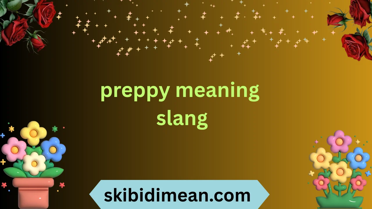 preppy meaning slang