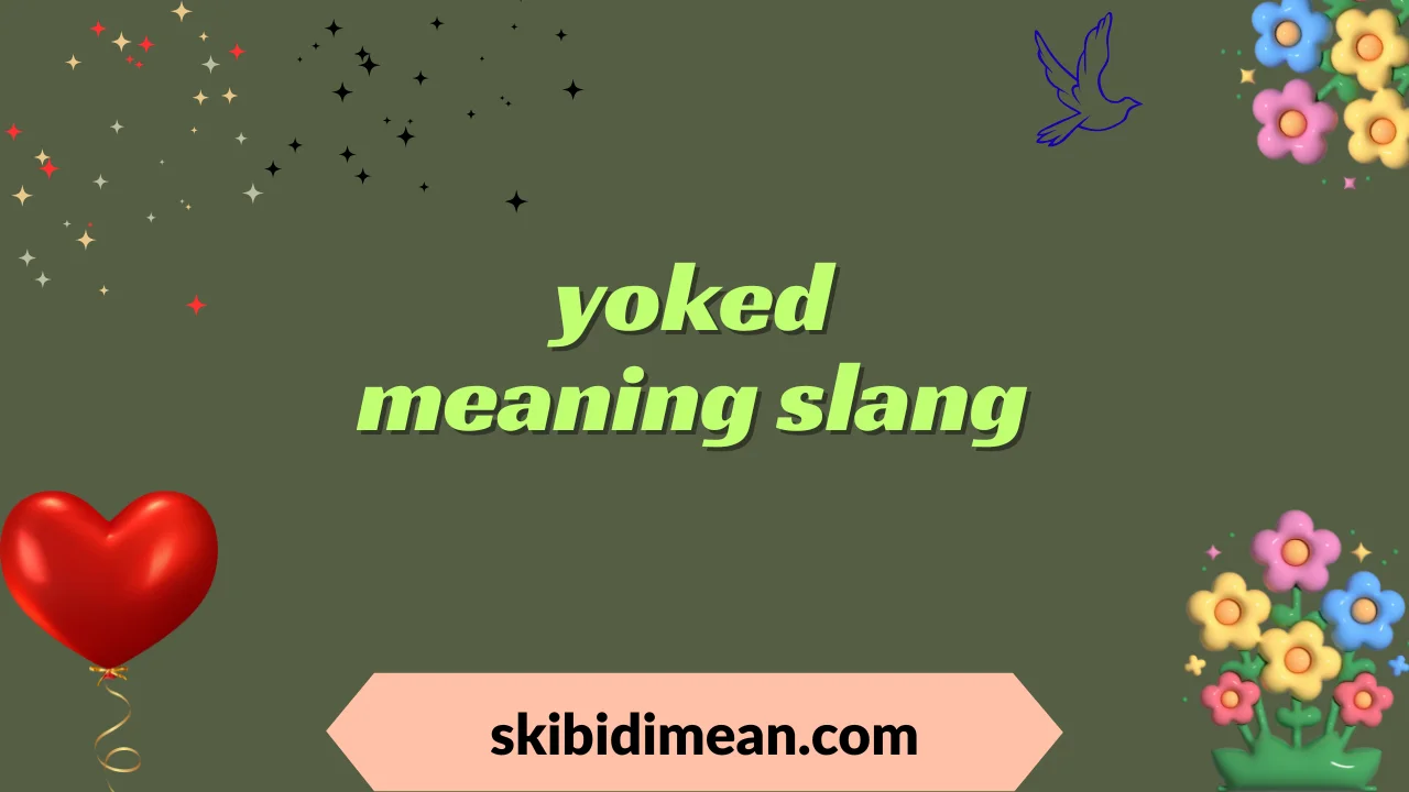 yoked meaning slang