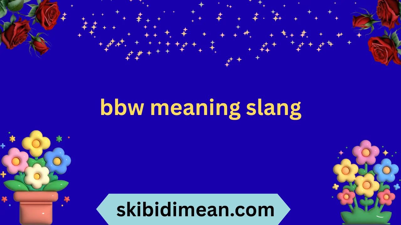 bbw meaning slang