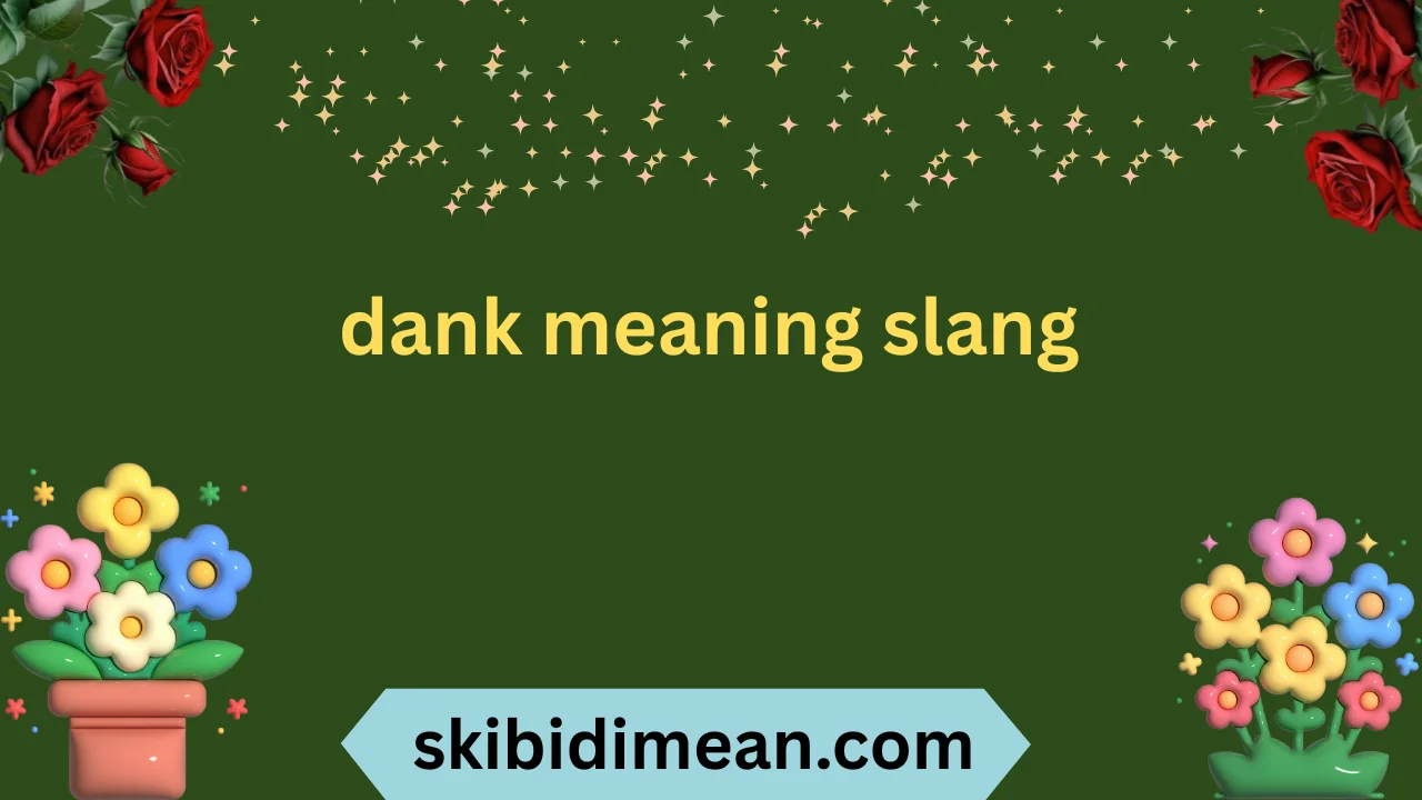 dank meaning slang