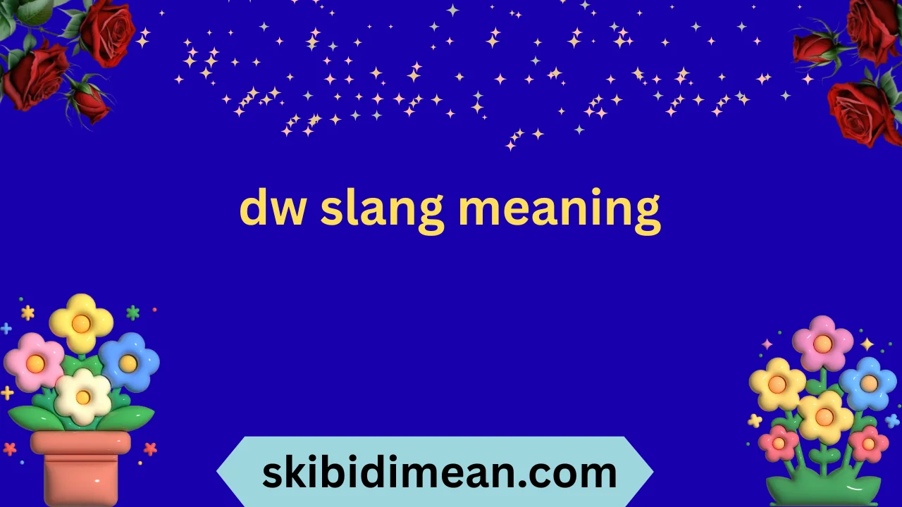 dw slang meaning